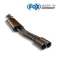 FOX フォックス オールステンレスマフラー（リアマフラー） VOLKSWAGEN Jetta2 /ジェッタ2 CLi/GLi用 80mm ダブル | SPORT EXHAUST SHOP ALPHA