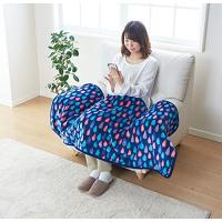 Sugibo(スギボー) Raindrop レインドロップ のデザインがお洒落な Hot Blanket ホットブランケット SB20B12(MB) ミッドナイトブルー | Alt Mart