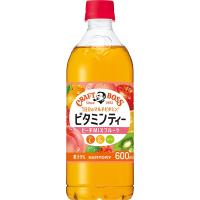 【セール】「24本」クラフトボス　ビタミンティー　600ml×24本×1箱　サントリー　ピーチMIX風味 フルーツティー | アルトレーダーショッピング