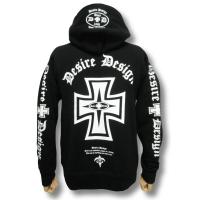 パーカー アイアンクロス ジップ 黒 メンズ レディース Desire Design ゴシック ロック バイカー Dp 03 オルタナティヴクロージング 通販 Yahoo ショッピング