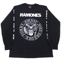 80s RAMONESラモーンズ Tシャツ XL USA製 RAMONES ROCK BAND LS TEE(ラモーンズロックバンド長袖Tシャツ