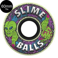 スライムボールズ SLIME BALLS 60mm ALIEN OG SLIME GITD 78A WHEELS ソフトウィール 4個セット 蓄光 タイヤ クルーザー スケボー 車輪 静か 速い (2407) | American Street Style
