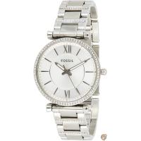 FOSSIL フォッシル CARLIE ES4341 Silver/crystals Stainless Steel Watch 送料無料 | アメリカ輸入プロ
