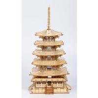 つくるんです TGN02 3Dウッドパズル 「五重塔」[プラザクリエイト]《発売済・在庫品》 | あみあみ Yahoo!店