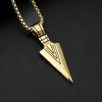 ペンダント スピアヘッド ネックレス 槍 メンズ ステンレス シルバー