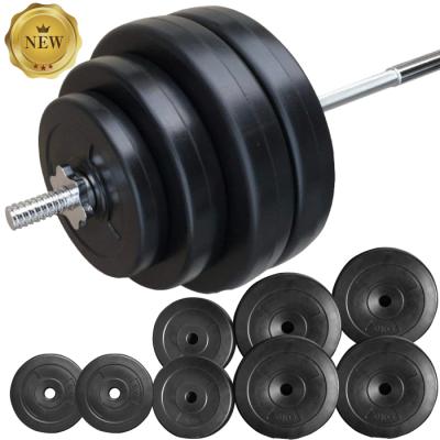 バーベルセット ラバーバーベルセット 70kg / シャフト180cm・160cm │ バーベル