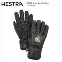 ヘストラ HESTRA 30830 Ergo Grip Incline 100 Black エルゴ グリップ 革 レザー グローブ 握りやすい | オールマウンテンスポーツDoing
