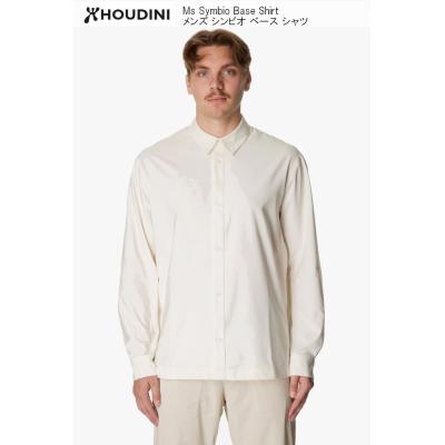 HOUDINI ホワイト 長袖シャツ ポケット付き HOUDINI アウトドアウェア シャツ、ポロシャツ｜アウトドアウエア