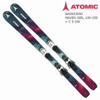 アトミック スキー板 2024 ATOMIC MAVEN GIRL 130-150 + C 5 GW ジュニア キッズ ビンディングセット | オールマウンテンスポーツDoing