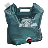 「水の補給に大活躍」Montagna(モンターナ) 10L 蛇口付きウォータージャグ ハンドル付き HAC3372-グリーン(23y2m) | アミュゼスポーツ