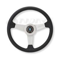ナルディ(NARDI) ステアリング クラシック(Classic)パンチングレザー ブラックレザー/シルバースポーク N342 | アンダーレYahoo!店