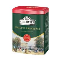 AHMAD TEA イングリッシュブレックファースト 200g リーフ 缶入り 紅茶 ミルクティー コク | 珈茶問屋アンジェ