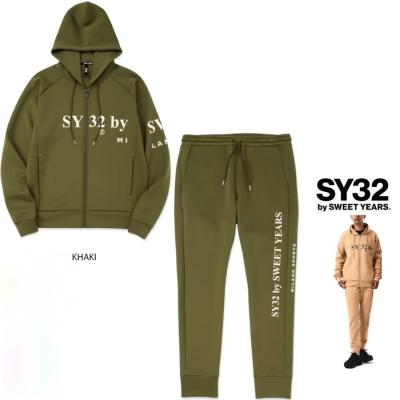 新品Mサイズ 定価52,800円 起毛テクノファブリック セットアップ SY32 SY32 by SWEET YEARS（エスワイサーティトゥバイスィートイヤーズ