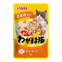 わがまま猫パウチ まぐろ ささみ入り ４０ｇ | Animaux mignons