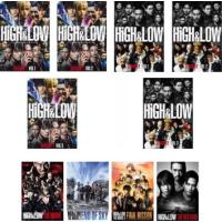 HiGH ＆ LOW 全10枚 TV版 SEASON1 全3巻、SEASON2 全3巻 + THE MOVIE、2、3 + THE RED RAIN レンタル落ち 全巻セット 中古 DVD ケース無 | あんらんどヤフーショップ