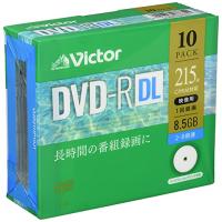 ビクター Victor 1回録画用 DVD-R DL CPRM 215分 10枚 片面2層 2-8倍速 VHR21HP10J1 | ANR trading
