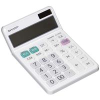 シャープ(SHARP) 普通電卓 ホワイト ナイスサイズタイプ 12桁 EL-N432-X | ANR trading