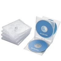 エレコム DVD BD CDケース プラケース 標準タイプ 4枚収納 5枚パック クリア CCD-JSCNQ5CR | ANR trading