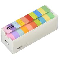 カモ井加工紙 マスキングテープ mt 10色セット 15mm×7m 明るい色2 MT10P003R | ANR trading