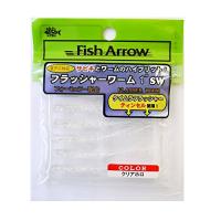 Fish Arrow(フィッシュアロー) ルアー フラッシャーワーム 1インチ #02 クリアホロ | ANR trading