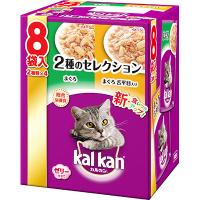 カルカン パウチ 2種のセレクション まぐろ まぐろ 舌平目入り 70g×8袋入 ☆ペット用品 ※お取り寄せ商品【賞味期限：3ヵ月以上】 | あんしん通販リリーフYahoo!店