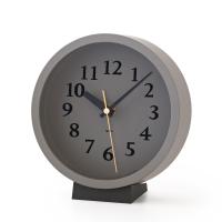 レムノス Lemnos m clock 電波時計 グレー MK14-04 GY 置き時計 MK14-04 | アントデザインストア