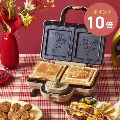 BRUNO ワッフル・ホットサンドメーカー ベージュ ワッフル、ホットサンドメーカー（色：ベージュ系）｜キッチン家電