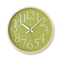 レムノス 掛け時計 エーワイ クロック アールシー 電波 アナログ 緑 AY clock RC AY14-10 GN Lemnos | aobashop