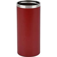 和平フレイズ 缶ホルダー 500ml アースレッド 真空断熱構造 保温 保冷 タンブラーにもなる 2WAYタイプ フォルテック RH-1535 | aobashop