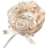ハマナカ ウェディングキット Wedding Rose (ウェディングローズ) ローズのリングピロー シャンパンゴールド H431-121 | aobashop