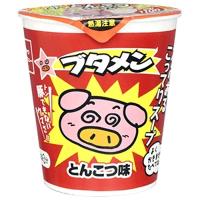 ブタメン とんこつ味 １５入　駄菓子 子供会 景品 お祭り くじ引き 縁日 | あおい玩具ヤフー店