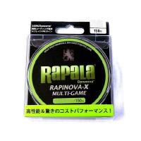 エギング ラパラ(Rapala) ラピノヴァ・エックス マルチゲーム(RAPINOVA-X MULTI-GAME) 150m 0.6〜1.2号  PEライン 0.6号 0.8号 1.0号 | アオリイカ釣具 あおりねっとSHOP