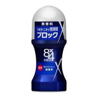 【医薬部外品】花王(株) 8×4 MEN ロールオン 無香料 60mL (制汗デオドラント) | 青空BLUE