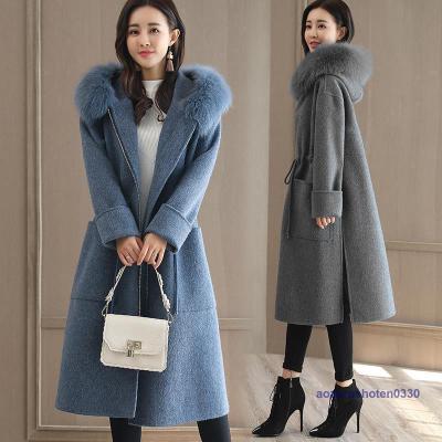 ♡タグ付未使用♡レッキス＆フォックス リアルファーコート ロング丈 フード付 楽天市場】【24h限定10%off】カシミヤ ブレンド ウール ロング