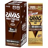 ザバスSAVAS ホエイプロテイン100 リッチショコラ味 トライアルタイプ 10.5g×6袋 | あおぞらストア