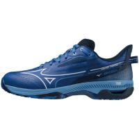 ミズノ(mizuno) テニスシューズ ウエーブエクシード 5 SW OC ユニセックス (23ss) 4E相当 ブルー×ホワイト×ネイビー  61GB231426 | スポーツプラザヒビノ ヤフー店