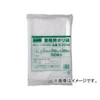 トラスコ中山/TRUSCO 厚手ポリ袋 縦340×横230×t0.1 100枚入 透明 B2334(3539661) JAN：4989999018424 | オートパーツエージェンシー2号店