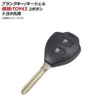 AP ブランクキー/キーシェル 規格：TOY43 2ボタン トヨタ汎用 AP-AS125-2B | オートパーツエージェンシー3号店