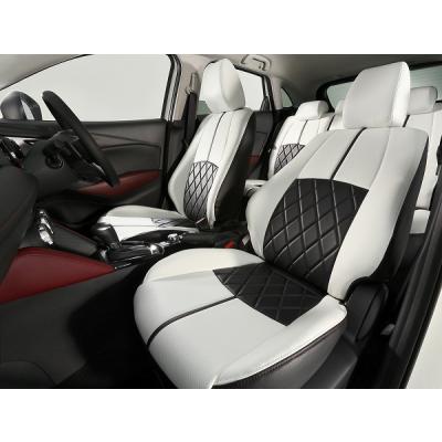 No1マツダ2メーカー純正  ダムド製 シートカバーフルセット (埃対策に❗️) Premium Fit Seat Cover for MAZDA DEMIO 