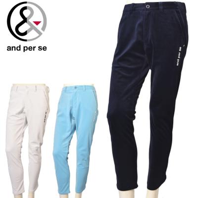 and per se ゴルフパンツ Lサイズ ネイビー AND PER SE(アンパスィ) パンツ｜中古ゴルフウェア通販サイト