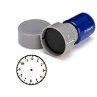 アナログ時計スタンプ・12時間・直径25mm・浸透印：黒色インク | APMストア