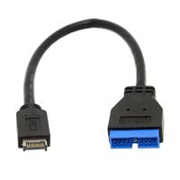cablecc USB 3.1 フロント パネル ヘッダーから USB 3.0 20Pin ヘッダー延長ケーブル、マザーボード用 | APMストア