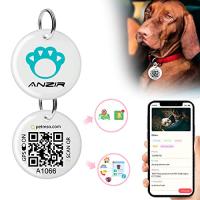 Anzir QRドッグ タグ 犬 と 猫 小型犬用 ネーム タグ と ペット タグ GPS ペット ID タグ と 犬 ID タグ と 犬 ID タグ オンライン プロファイル付き | APMストア