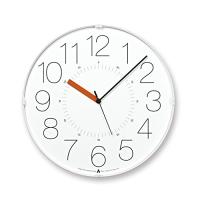 レムノス(Lemnos) 掛け時計 アナログ カラ 一般クォーツ時計 CARA AWA21-01 WH-Oホワイト オレンジ 直径:32? 厚さ5.5? | APMストア