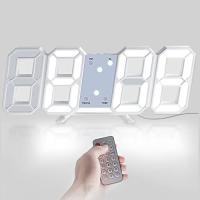 Bestglob デジタル時計 LED時計 壁掛け時計 明るさ調節 3D LED CLOCK 置き時計 目覚まし時計 スヌーズ機能 アラーム3組 年/月/日温度表示 日本語取扱 | APMストア