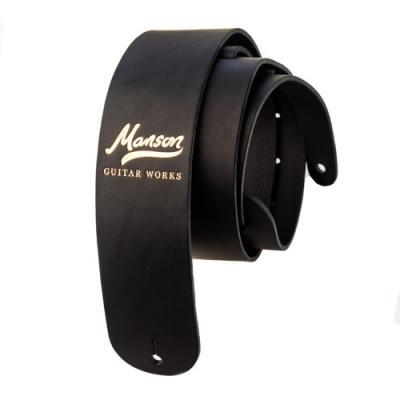 MANSON STANDARD LEATHER GUITAR STRAP GOLD マンソンギター