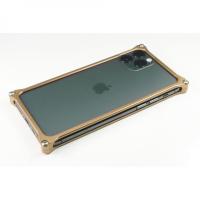 ギルドデザイン ソリッドバンパー GILDdesign 耐衝撃 アルミ ケース 日本製 ジュラルミン シグネイチャーゴールド iPhone 11 Pro Max | AB-Next