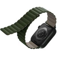 UNIQ REVIX リバーシブル マグネット Apple Watch バンド 45/44/42mm グリーン/タープ | AB-Next