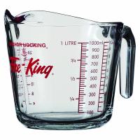 メジャーカップ アンカーホッキング Fire King 強化ガラス　ファイヤーキング メジャーリングジャグ （1000ml）(32oz)　9751470 | アップルハウスweb支店