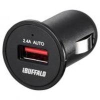 BUFFALO バッファロー BSMPS2401P1BK DCチャージャー 2.4A 1ポート ブラック お取り寄せ | アプライド Yahoo!店